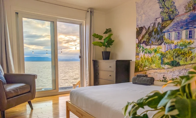 Chalet 13, au bord du fleuve