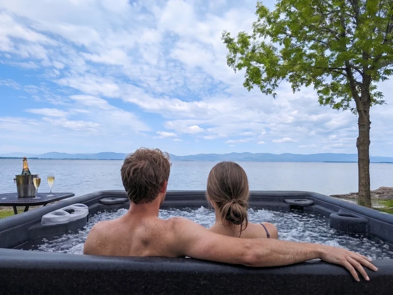 Chalet 4, au bord du fleuve