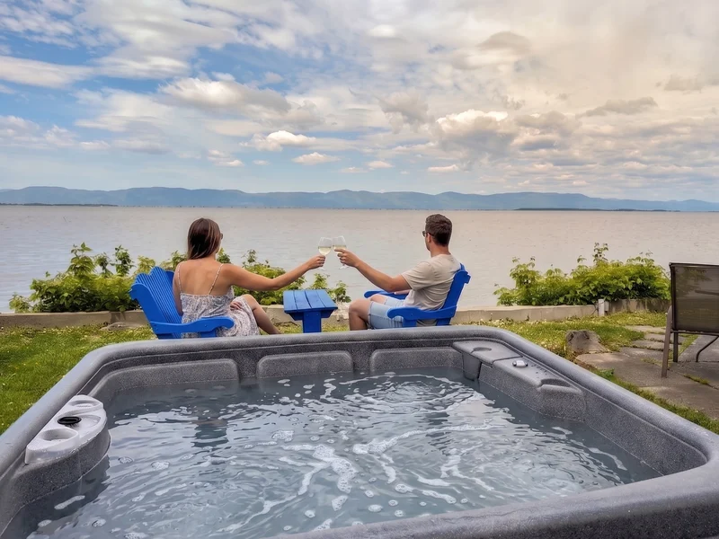 Chalet 5, au bord du fleuve
