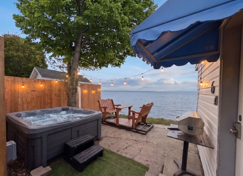 Chalet 6, au bord du fleuve