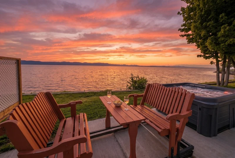 Chalet 8, au bord du fleuve
